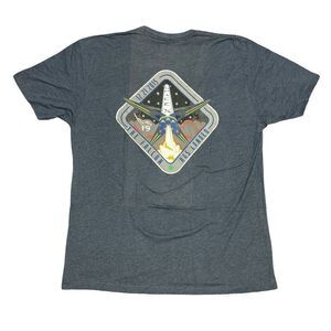 NEW SpaceX The Falcon Has Landed 2015 Shamrock Elon Musk Mens Grey Shirt XXL